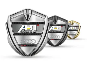 Audi Emblema Fender Badge Durevole Elegante Disegno